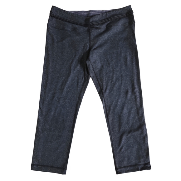 Lululemon Gray Crop Frill Ruffle Legging size 8 - Picture 1 of 8